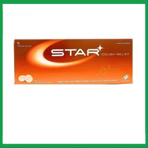 Viên ngậm Star Cough Relief OPV giảm tạm thời triệu chứng ho (2 vỉ x 12 viên)