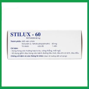 Nhà Thuốc Đa Phúc - Thuốc Stilux-60 dùng lo âu, căng thẳng, mất ngủ (10 vỉ x 10 viên) 1 Nhà Thuốc Đa Phúc - Stilux 60 2