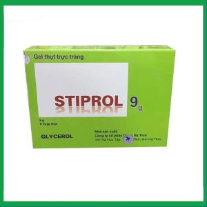 Gel thụt trực tràng Stiprol 9g Hadiphar điều trị táo bón (6 tuýp)