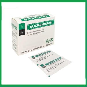 Thuốc bột pha hỗn dịch uống Sucrahasan điều trị loét dạ dày, tá tràng (30 gói)