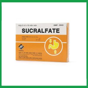Thuốc Sucralfate Vidipha điều trị loét tá tràng - dạ dày (2 vỉ x 10 viên)