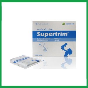 Thuốc Supertrim Agimexpharm điều trị viêm đường hô hấp, nhiễm khuẩn đường tiết niệu, sinh dục và đường tiêu hóa (Hộp 30 gói)