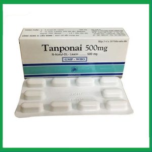 Thuốc Tanponai 500mg DoNaiPharm điều trị triệu chứng chóng mặt (2 vỉ x 10 viên)