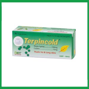 Thuốc Terpincold Hà Tây giảm ho khan và ho do ngứa cổ (6 vỉ x 15 viên)