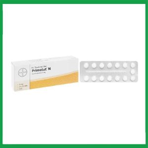 Thuốc Primolut N Bayer điều trị xuất huyết do rối loạn chức năng, vô kinh (2 vỉ x 15 viên)