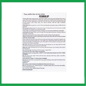 Nhà Thuốc Đa Phúc - Sắt Ferrolip Uga hỗ trợ tạo hồng cầu, giúp giảm nguy cơ thiếu máu do thiếu sắt ( Hộp 20 gói) 2 Nhà Thuốc Đa Phúc - Thiet ke chua co ten 21 1