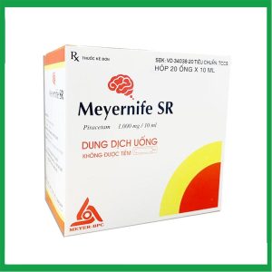 Dung dịch uống Meyenife SR 1000mg/10ml Meyer-BPC điều trị chứng hội chứng tâm thần – thực thể ( Hộp 20 ống x 10ml)