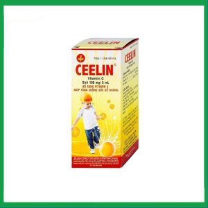 Siro Ceelin United bổ sung vitamin C, tăng cường sức đề kháng (60ml)