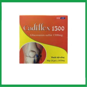 Thuốc bột uống Cadiflex 1500 US Pharma giảm triệu chứng của thoái hóa khớp gối ( Hộp 20 gói)