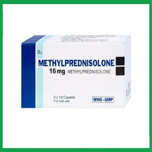 Thuốc Methylprednisolone 16mg- Nic Pharma kháng viêm và ức chế miễn dịch, chống dị ứng (3 vỉ x 10 viên)