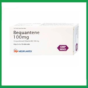 Thuốc Bequantene 100mg Mediplantex điều trị chứng rụng tóc lan tỏa (2 vỉ x 10 viên)