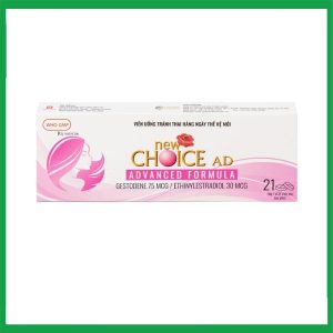 Thuốc tránh thai hàng ngày New Choice AD Advanced Formula Nam Hà (1 vỉ x 21 viên)