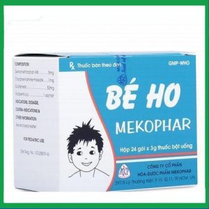 Thuốc Bé Ho Mekophar giảm ho do cảm lạnh, cúm