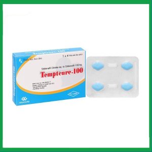 Thuốc Temptcure-100 Gracure điều trị rối loạn cương dương (1 vỉ x 4 viên)