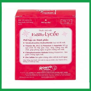 Nhà Thuốc Đa Phúc - Thuoc nho mat V.Rohto Lycee 13ml dieu tri do mat ngua mat moi mat 3