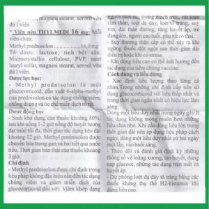 Nhà Thuốc Đa Phúc - Thuốc Thylmedi 16mg Mediplantex kháng viêm, chống dị ứng 2 Nhà Thuốc Đa Phúc - Thylmedi3