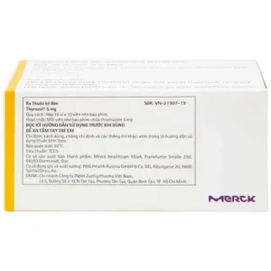 Nhà Thuốc Đa Phúc - Thuốc Thyrozol 5mg Merck điều trị cường giáp (10 vỉ x 10 viên) 1 Nhà Thuốc Đa Phúc - Thyrozol 5mg 1