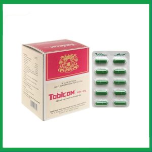 Thuốc Tobicom ICA hỗ trợ điều trị mỏi mắt, đau nhức mắt (3 gói x 6 vỉ x 10 viên)