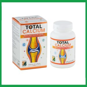 Nutridom Total Calcium, hỗ trợ giảm nguy cơ còi xương, loãng xương, bổ sung canxi