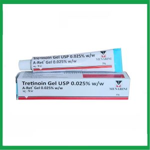Tretinoin Gel USP 0.025% w/w Ấn Độ điều trị mụn ẩn, mụn trứng cá, lão hoá da