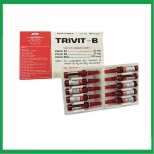 Nhà Thuốc Đa Phúc - Trivit-B – Cung cấp vitamin thiết yếu nhóm B (Hộp 10 ống x 3ml) 2 Nhà Thuốc Đa Phúc - Trivit B1