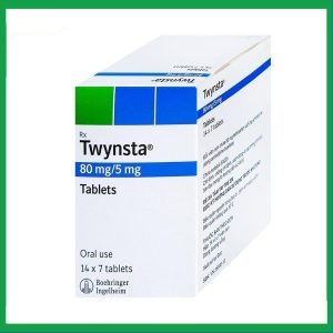 Twynsta 80mg/5mg trị tăng huyết áp (14 vỉ x 7 viên)
