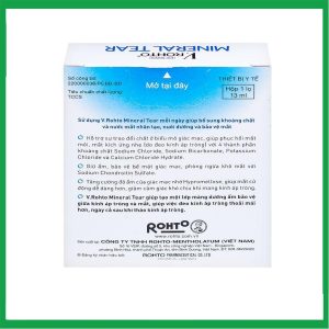 Nhà Thuốc Đa Phúc - Dung dịch nhỏ mắt V.Rohto Mineral Tear giữ ẩm và bổ sung khoáng chất (13ml) 2 Nhà Thuốc Đa Phúc - V Rhoto Mineral Tear 1