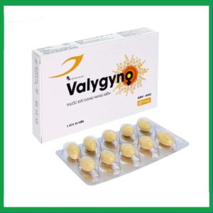 Viên đặt âm đạo Valygyno hỗ trợ điều trị các bệnh lý viêm nhiễm phụ khoa (1 vỉ x 10 viên)