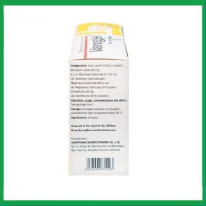 Nhà Thuốc Đa Phúc - Hỗn dịch uống Varogel Shinpoong Deawoo điều trị viêm loét dạ dày, tá tràng (20 gói x 10ml) 2 Nhà Thuốc Đa Phúc - Varogel 2