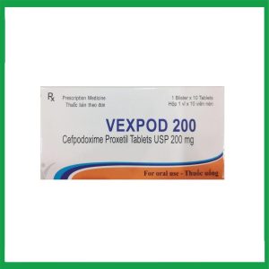 Thuốc Vexpod 200 Y-MED điều trị nhiễm khuẩn do các chủng nhạy cảm với thuốc gây ra
