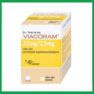 Thuốc Viacoram 3.5mg/2.5mg điều trị tăng huyết áp vô căn (30 viên)