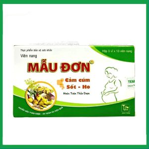 Viên Cảm Cúm Mẫu Đơn Tâm Việt bổ phế, giảm ho, giải biểu (3 vỉ x 10 viên)