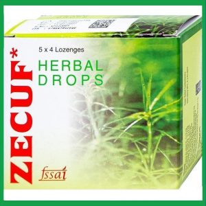 Viên ngậm Zecuf Herbal Drops giúp ấm họng, nhuận phế