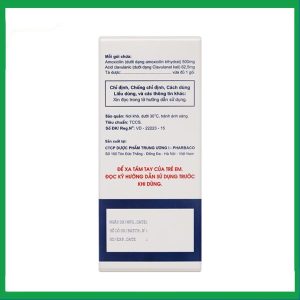 Nhà Thuốc Đa Phúc - Thuốc bột pha hỗn dịch uống Vigentin 500mg/62,5mg Pharbaco điều trị nhiễm khuẩn (12 gói x 2g) 1 Nhà Thuốc Đa Phúc - Vigentin 2