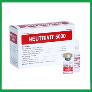 Bột pha tiêm Neutrivit 5000 điều trị viêm thần kinh (4 cặp)