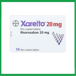 Thuốc Xarelto 20mg Bayer dự phòng đột quỵ và thuyên tắc mạch toàn thân (1 vỉ x 14 viên)