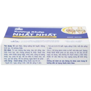 Nhà Thuốc Đa Phúc - Thuốc Xương Khớp Nhất Nhất điều trị các chứng đau lưng, đau cột sống (2 vỉ x 10 viên) 3 Nhà Thuốc Đa Phúc - Xuong Khop Nhat Nhat 3