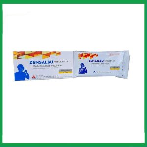 Nhà Thuốc Đa Phúc - Thuốc Zensalbu 2.5mg CPC1HN kiểm soát co thắt phế quản mạn, điều trị hen nặng cấp tính (2 vỉ x 5 ống) 1 Nhà Thuốc Đa Phúc - Zensalbu nebules 2.5 5