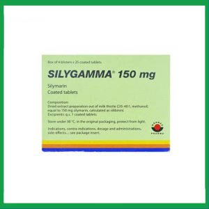 Thuốc Silygamma 150mg điều trị viêm gan mãn tính, xơ gan (4 vỉ x 25 viên)