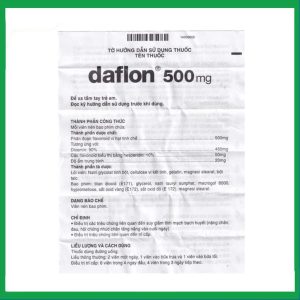 Nhà Thuốc Đa Phúc - Thuốc Daflon 500mg điều trị các triệu chứng liên quan đến suy giảm tĩnh mạch bạch huyết và trĩ cấp (60 viên) 1 Nhà Thuốc Đa Phúc - a2 3 2