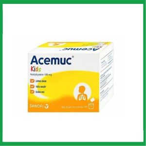 Thuốc cốm Acemuc Kids 100mg Sanofi  (30 gói x 0.5g)