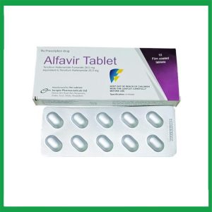 Thuốc Alfavir Tablet Incepta điều trị viêm gan B mạn tính (1 vỉ x 10 viên)