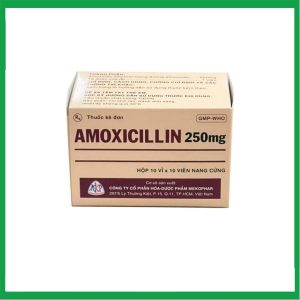 Nhà Thuốc Đa Phúc - Amoxicilin 250mg Mekophar (10 vỉ x 10 viên) 2 Nhà Thuốc Đa Phúc - amoxicillin. 2 1