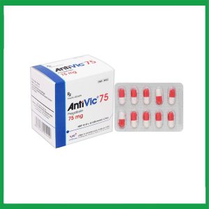 Thuốc Antivic 75 An Thiên điều trị đau thần kinh trung ương và ngoại biên (10 vỉ x 10 viên)