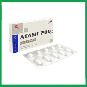 Thuốc kháng sinh Atasic 200mg USP điều trị nhiễm trùng đường hô hấp (3 vỉ x 10 viên)