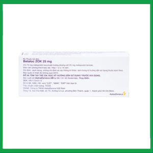 Nhà Thuốc Đa Phúc - Thuốc Betaloc Zok 25mg AstraZeneca điều trị tăng huyết áp (1 vỉ x 14 viên) 1 Nhà Thuốc Đa Phúc - b2