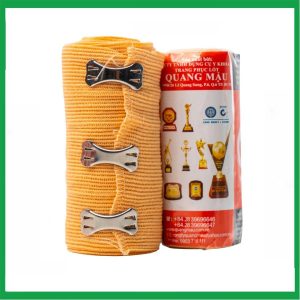 Băng thun 3 móc Quang Mậu dùng để băng nén ép cầm máu, cố định khớp (12 cuộn)