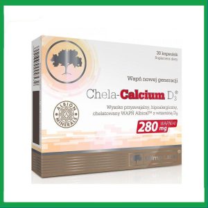 Viên uống Chela-Calcium D3 280mg Olimp Labs bổ sung canxi và vitamin D3, giảm nguy cơ loãng xương (30 viên)