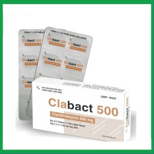 Thuốc Clabact 500 DHG điều trị nhiễm khuẩn (2 vỉ x 10 viên)