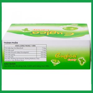 Nhà Thuốc Đa Phúc - Eugica Candy hỗ trợ làm ấm, thông cổ (hộp 100 viên) 3 Nhà Thuốc Đa Phúc - eugica candy 2